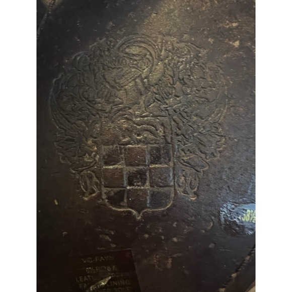 Vince Camuto Fay Boot Cognac Brown Leather Cuffed Lace Up Detailing‎ 8 Flat Heel - Picture 11 of 11